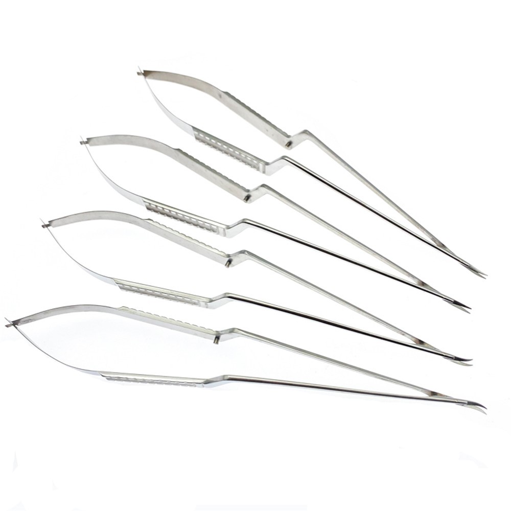 Microsurgical Scissors  Micro Scissors Shark Blade Tip Stainless Steel Micro Instruments