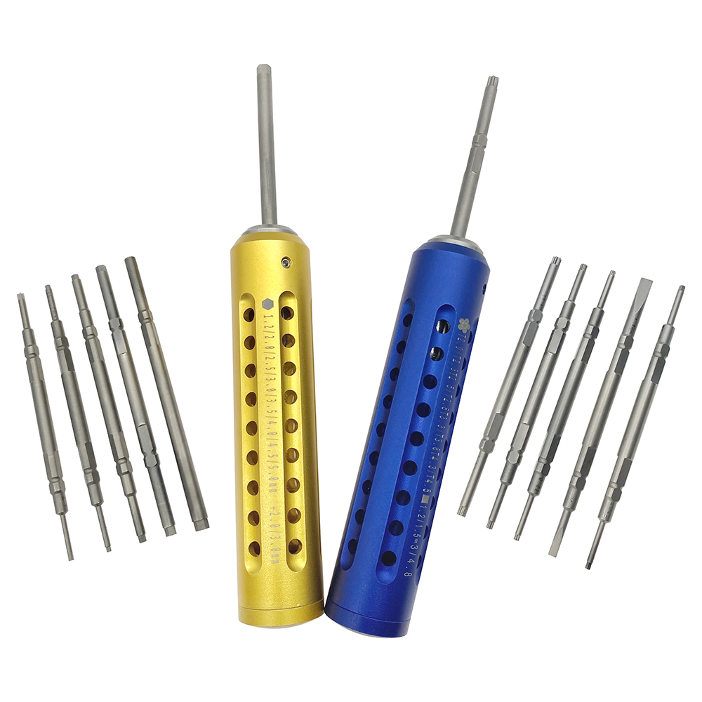 Bone Screw Drivers Torx Star Screw Drivers Hex Screwdrivers Quick Coupling Handle Veterinary Orthopedic Instrument
