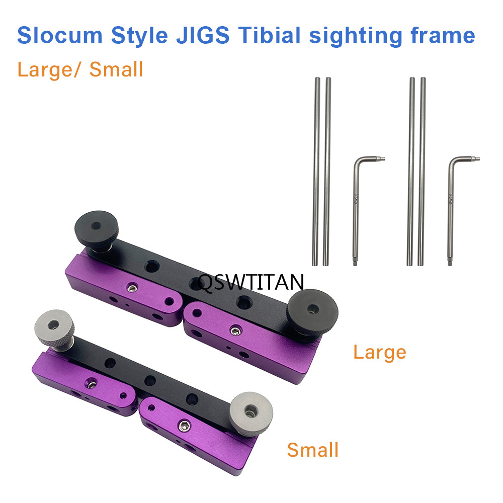 TPLO Slocum Style JIGS Tibial Plateau Leveling Osteotomy JIGS Surgery Veterinary Orthopaedic Instruments