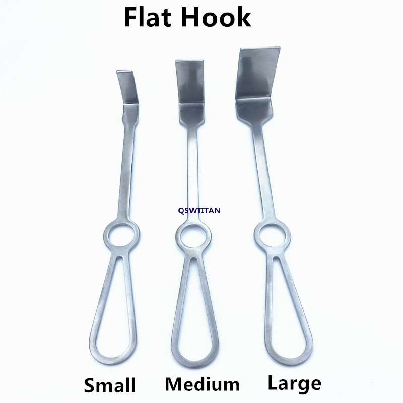 Flat Retractor 3pcs/set Stainless Steel Veterinary Orthopedic Surgical Instruments Pet Surgical Instruments