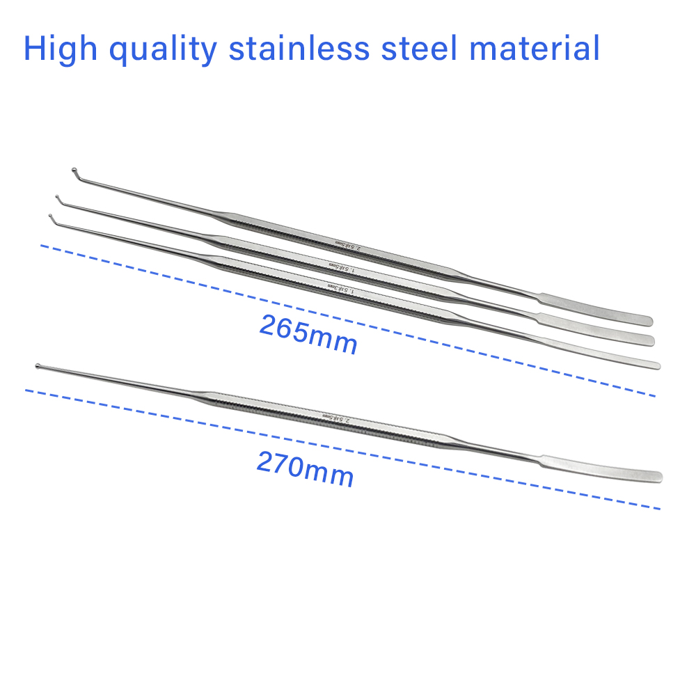 Stainless Steel Dual Channel Nerve Root Strippers Nerve Retractor Nerve Stripper Neuromicrosurgical Instruments PET