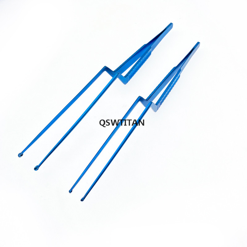 Micro Tumor Extracting Forceps Tumor Grasping Forceps Ring Head Titanium Neurosurgery Surgery Instruments