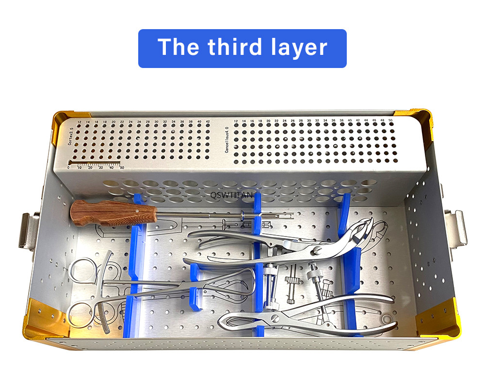 Orthopedic Small Fragment Instrument Set Upper Limbs Surgical Instrument Pet Orthopedic Instrument Kit