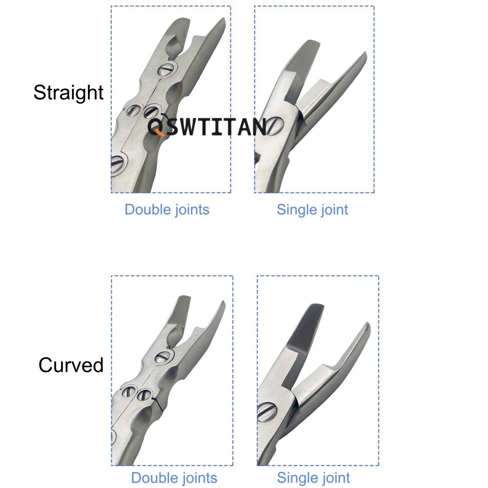 Orthopedic Instruments Double(Single) Action Bone Rongeurs Scissos Stainless Steel Surgery Instruments