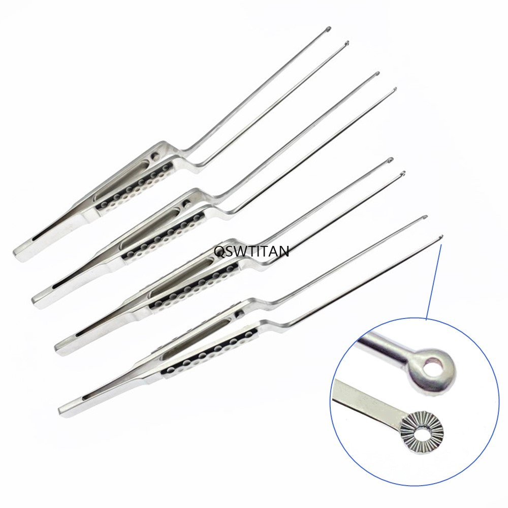 Micro Tumor Forceps Toothed Tumor Extracting Forceps Stainless Steel Neurosurgery Instruments Grasping Forceps