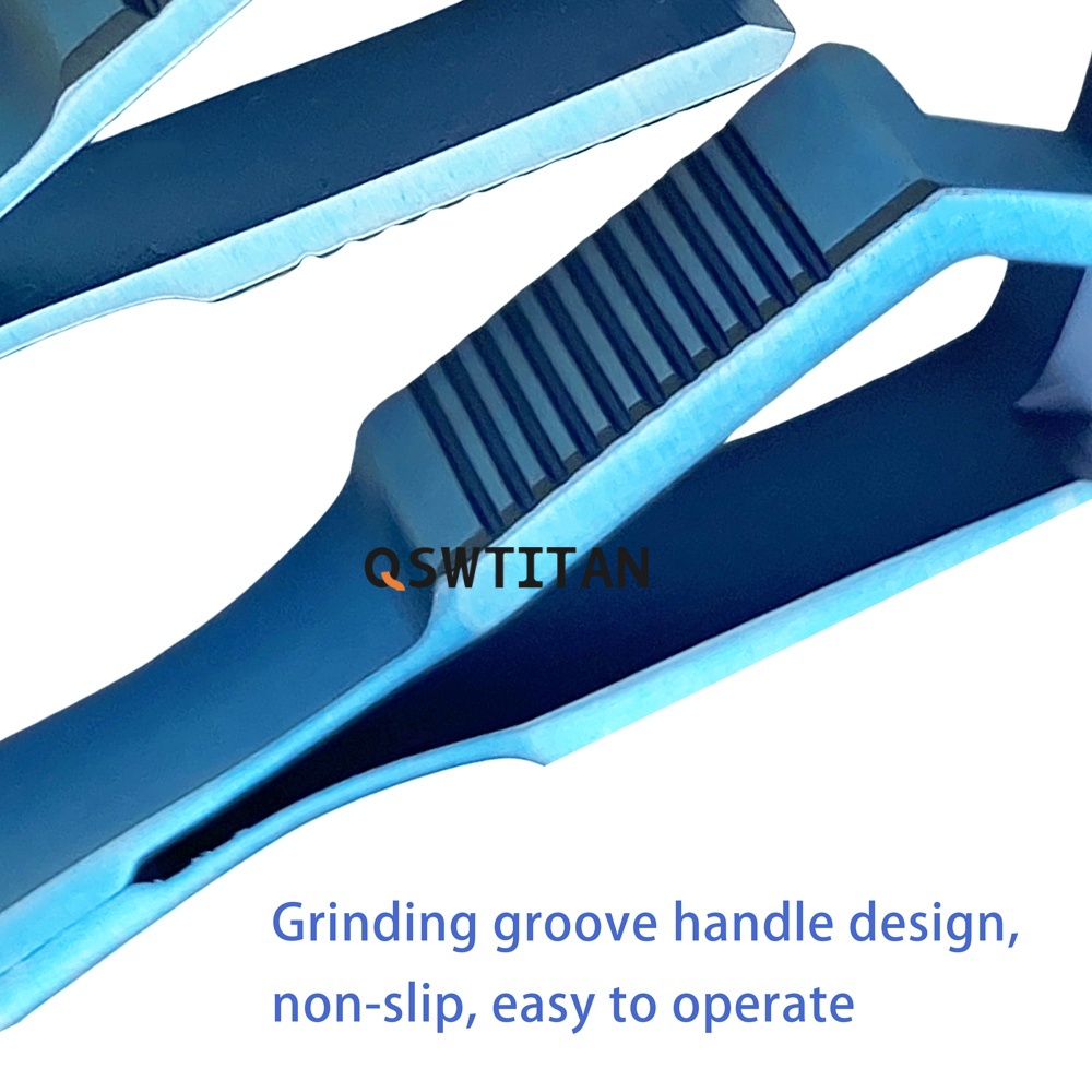 Titanium Alloy Hemostatic Clip Microvascular Clip Vascular Clamps Hemostatic Device Temporary Blocking Clip