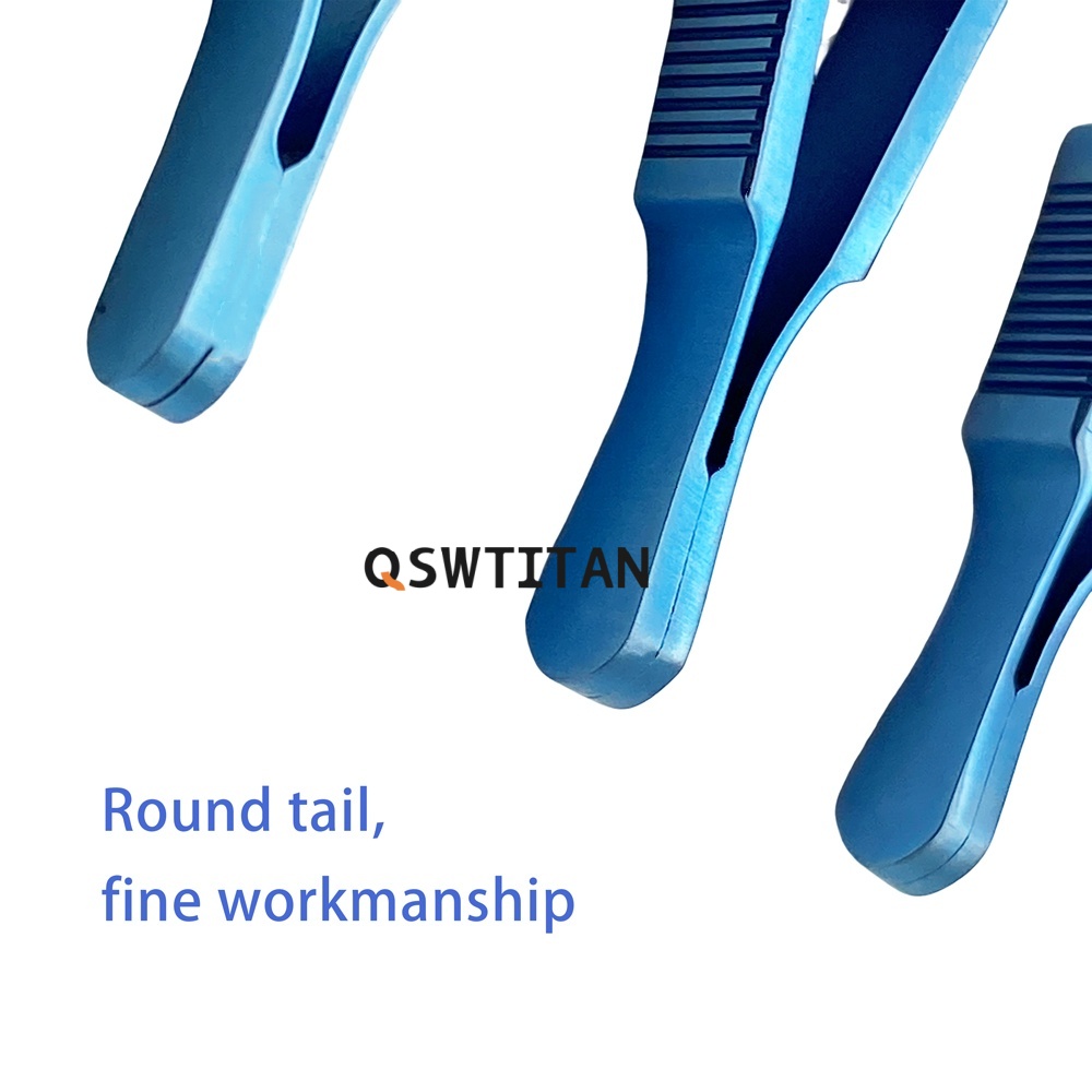 Titanium Alloy Hemostatic Clip Microvascular Clip Vascular Clamps Hemostatic Device Temporary Blocking Clip
