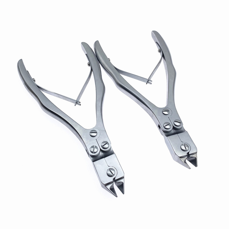 Orthopedic Titanium Cage Shear Cutter Mesh Scissors Double Joint Steel Wire Cutter Training Tools Veterinary Instruments