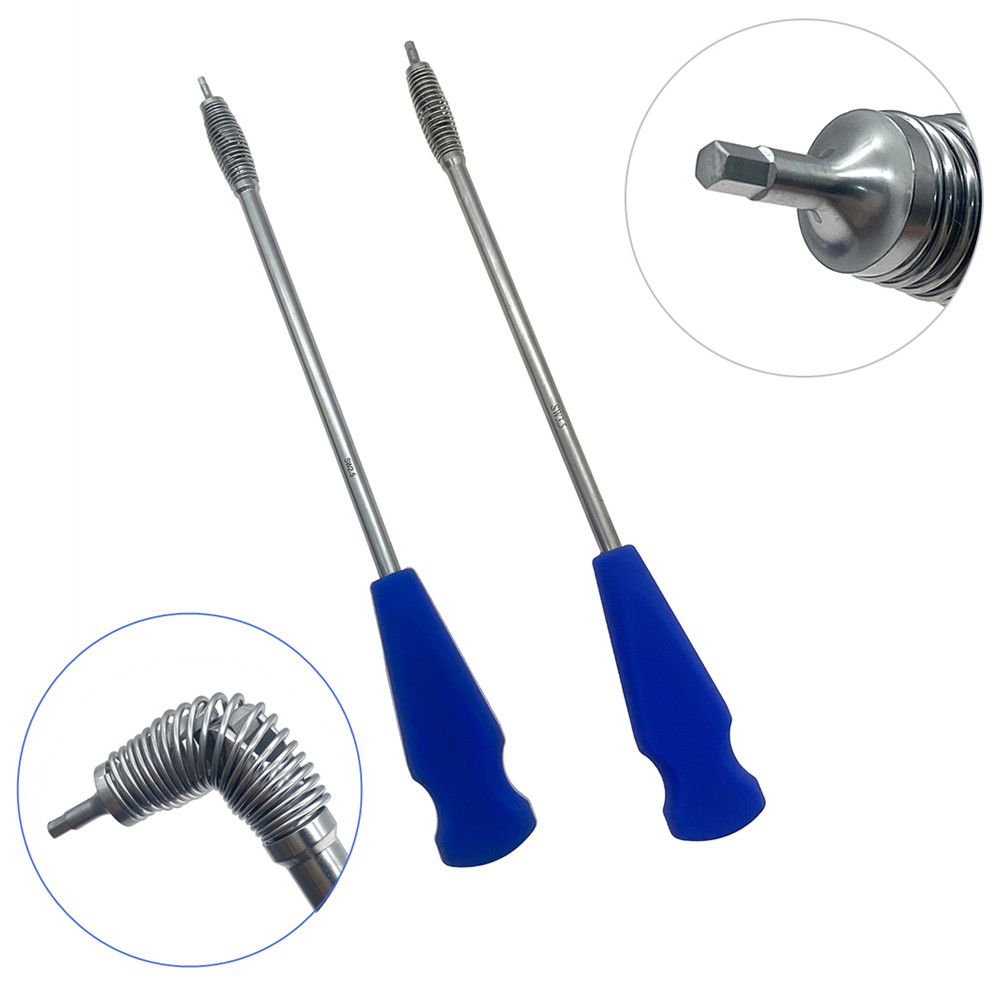 2.5mm 3.5mm Universal Screwdriver Hex Bone Nails Silicone Handle Orthopedic Veterinary Instrument 1pcs