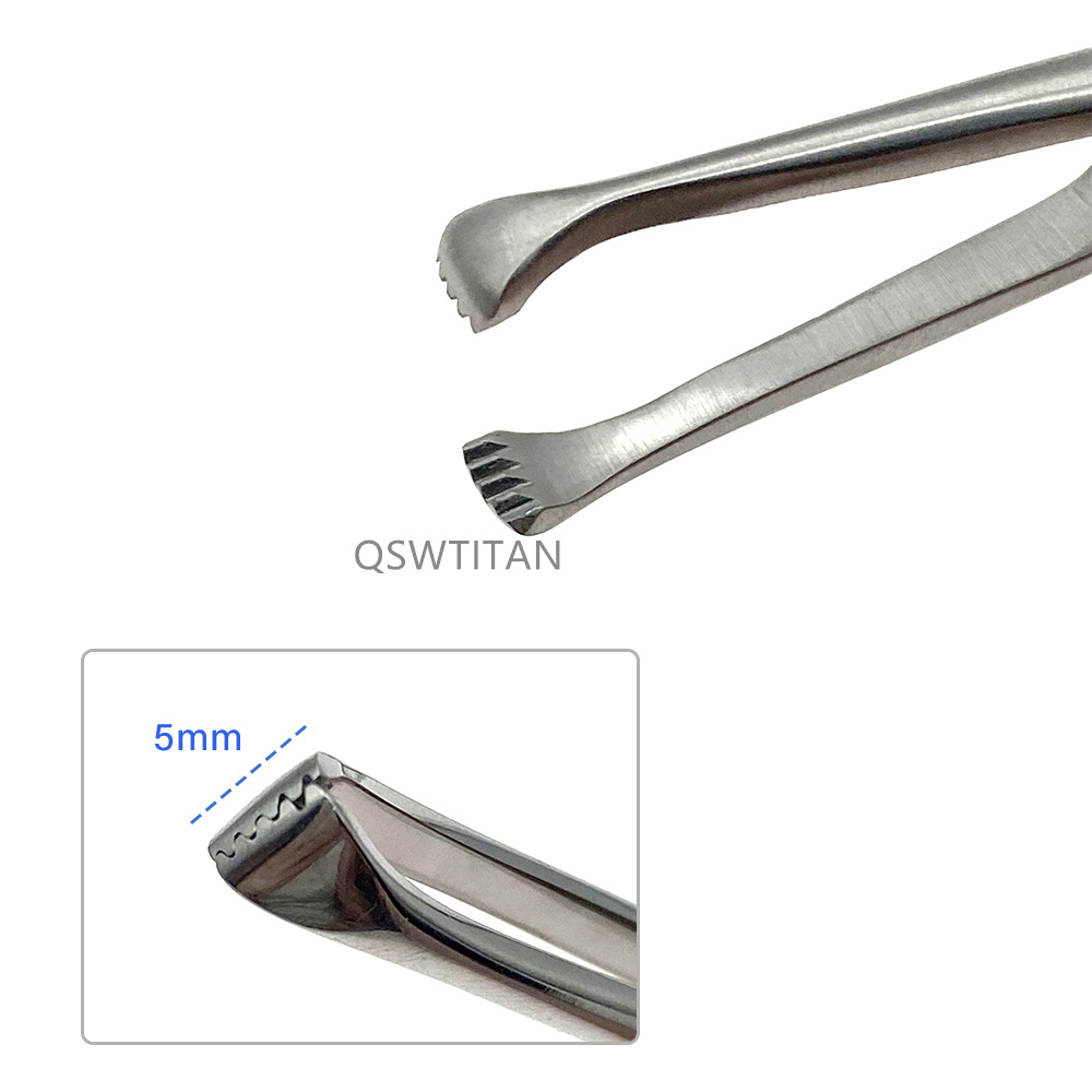 12.5cm 15.5cm Stainless Steel Tissue Forceps Alice Forceps Basic Surgical Instruments Gripping Forceps Surgery Tool