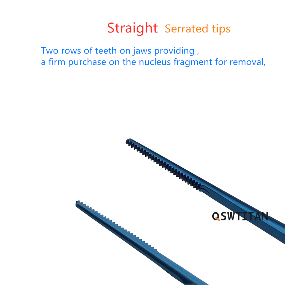 Ophthalmic Kansas Nucleus Fragment for Removal Titanium Eye Microsurgery Instrument Straight/Angle
