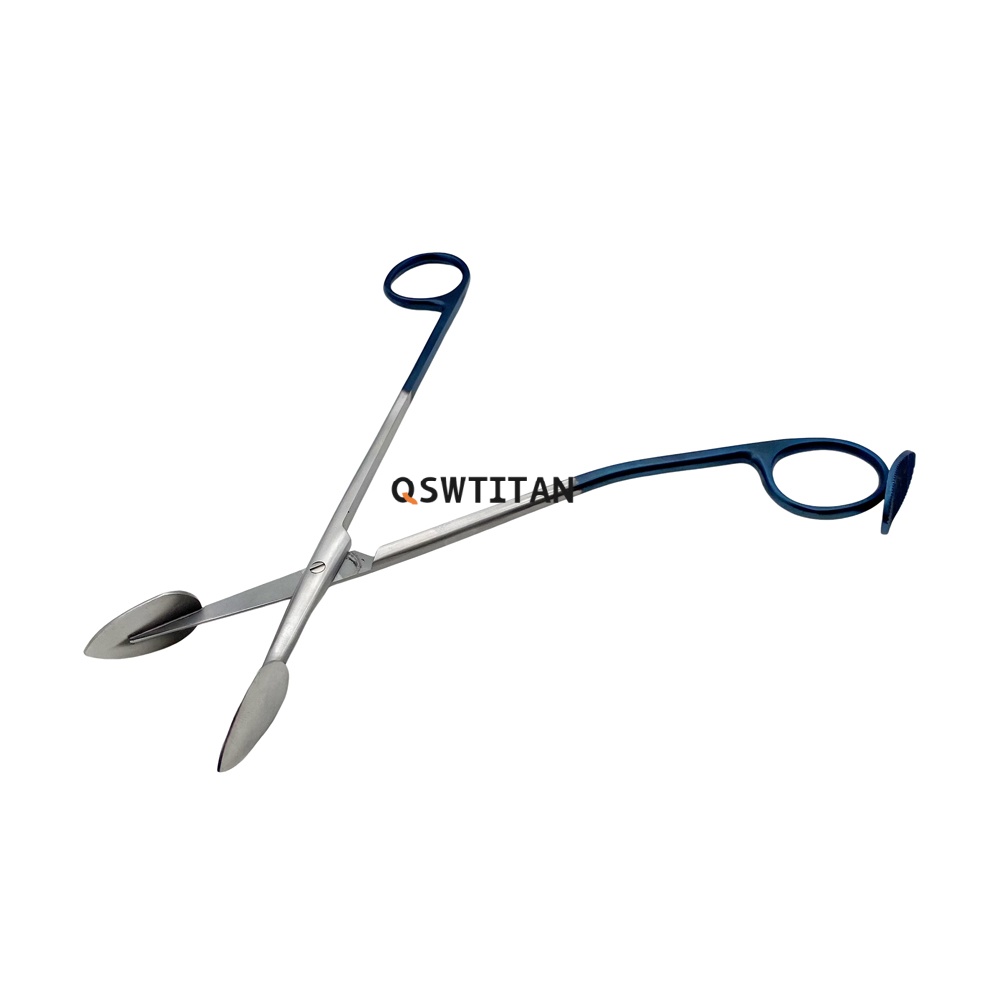 19cm Straight Trepsat Spoon Tip Separator Dissector Scissors for Plastic Surgery Precision Surgical Instruments
