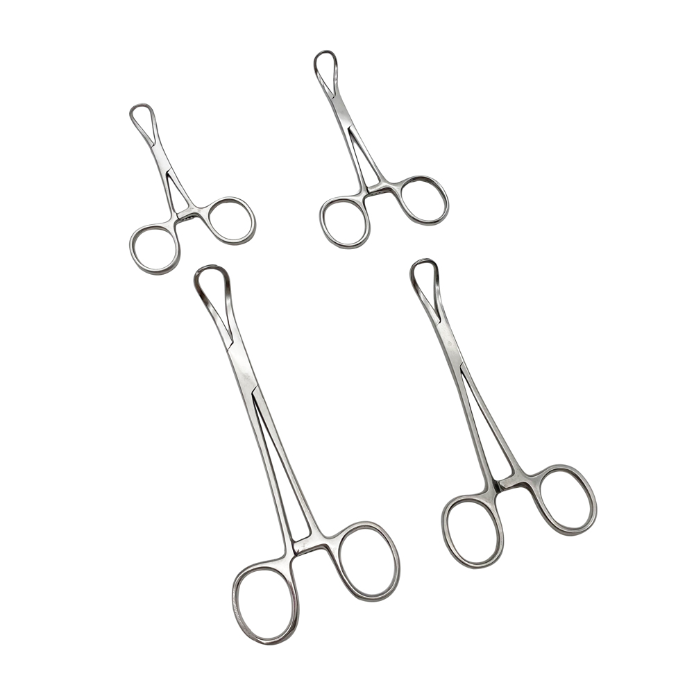 Dental Tweezers Cloth Towel Clamp Forceps 9/11/14/16cm Pointed Pliers Stainless Steel Micro Instruments