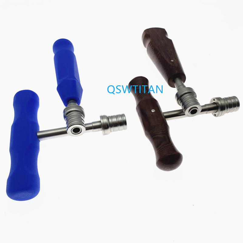 Bone Screw Extractor Quick Coupling Handle Hex Star Drill Handle Hollow Mill for Removal Orthopedics Surgical Instrument