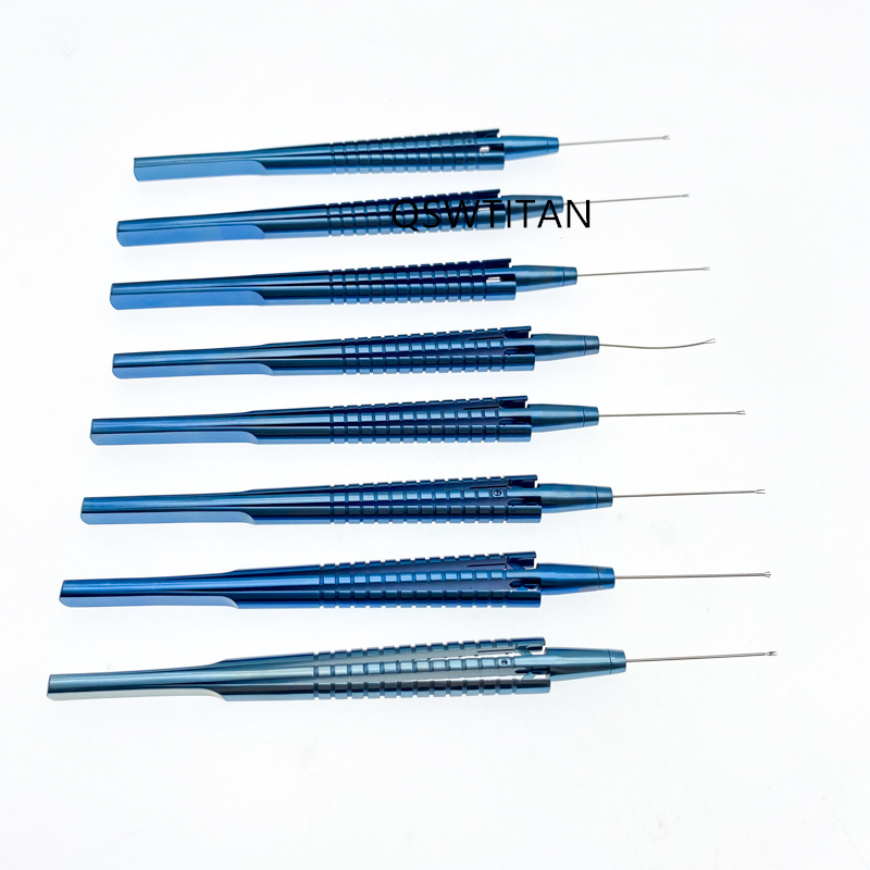 Ophthalmic Retinal Capsulorhexis Forceps Foreign Body Forceps Straight/Curved/Angled 140mm Ophthalmic Surgery Instruments