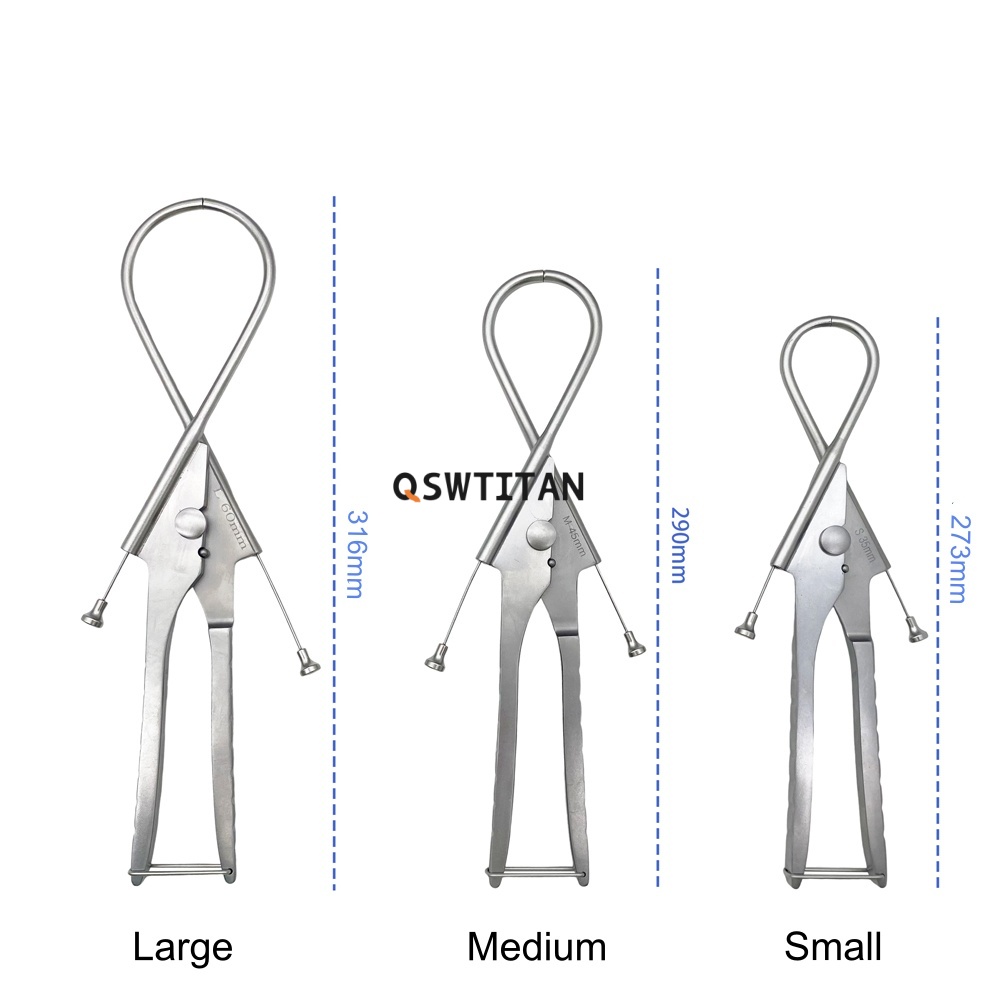 Orthopedic Surgical Instruments Wire Guide Device Wire Cerclage Forceps Bone Wire Passers