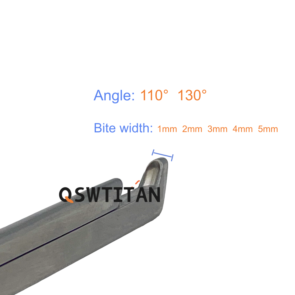 QSWTITAN Kerrison Rongeur Forceps 1mm-5mm Orthopedic Surgical Instrument Pet Stainless Steel Autoclavable