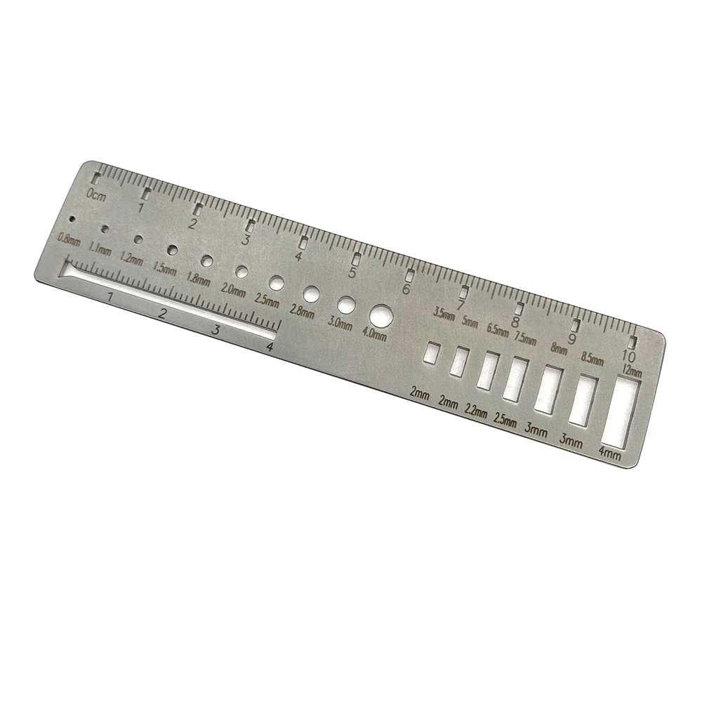 Orthopedic Measuring Ruler for Kirschner Wire Drill Screw  Plate Measuring Diameter