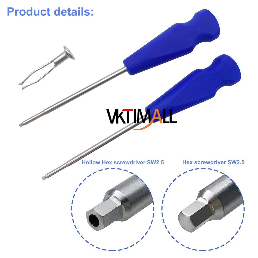 QSWTITAN 4.0mm Cannulated Screw Set for Fracture Surgery Instrument Pet Orthopedic Surgical Instrument Set