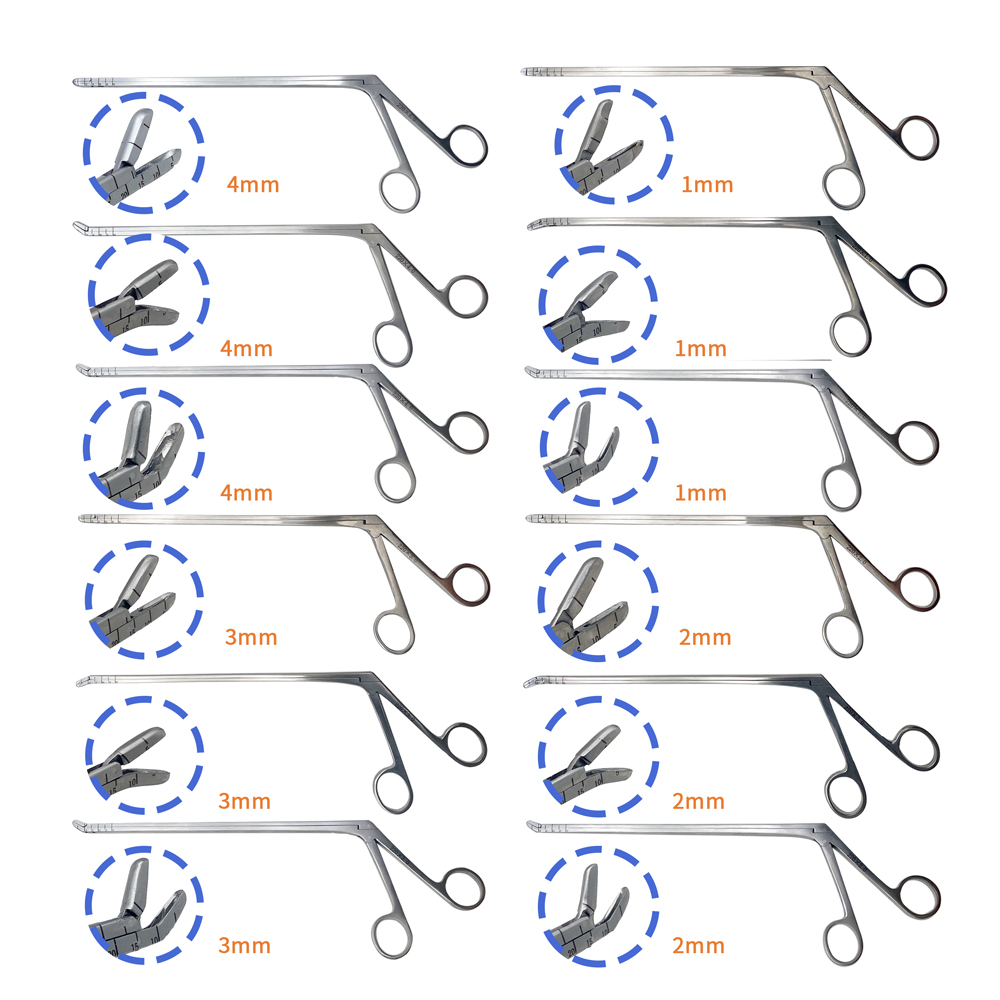 orthopedic minimally invasive surgical instrument nucleus pulposus forceps bite cutting forceps 220mm