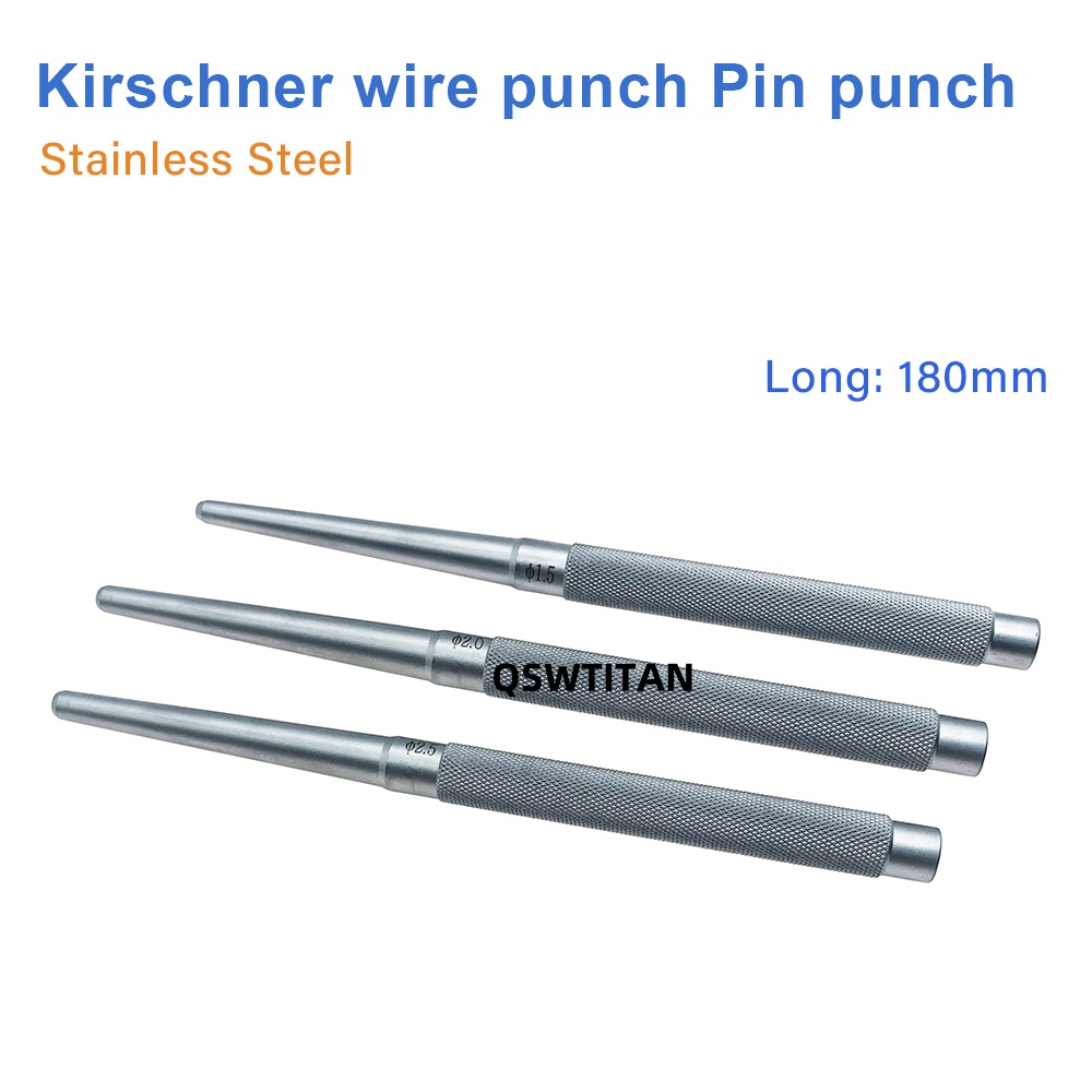 Kirschner Wire Punch Pin Punch Stainless Steel Veterinary Orthopedics Instruments