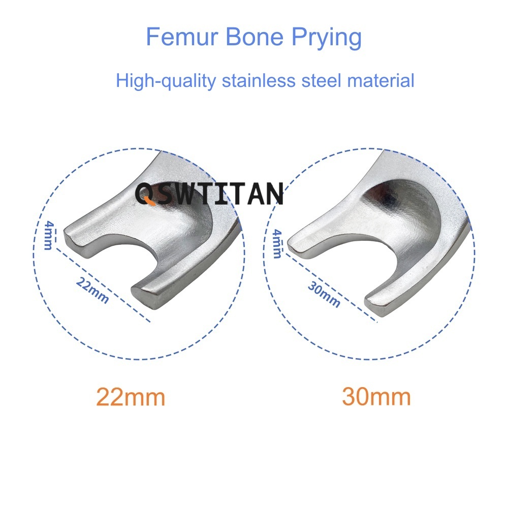 Femur Bone Prying Aluminum Handle Femoral Trochanter Retractor Orthopedics Instrument