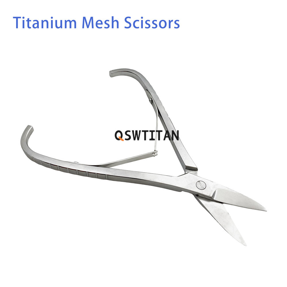 170mm Titanium Mesh Scissors Autoclaveable Steel Wire Cutter Titanium Cage Shear Cutter Orthopedic Instruments