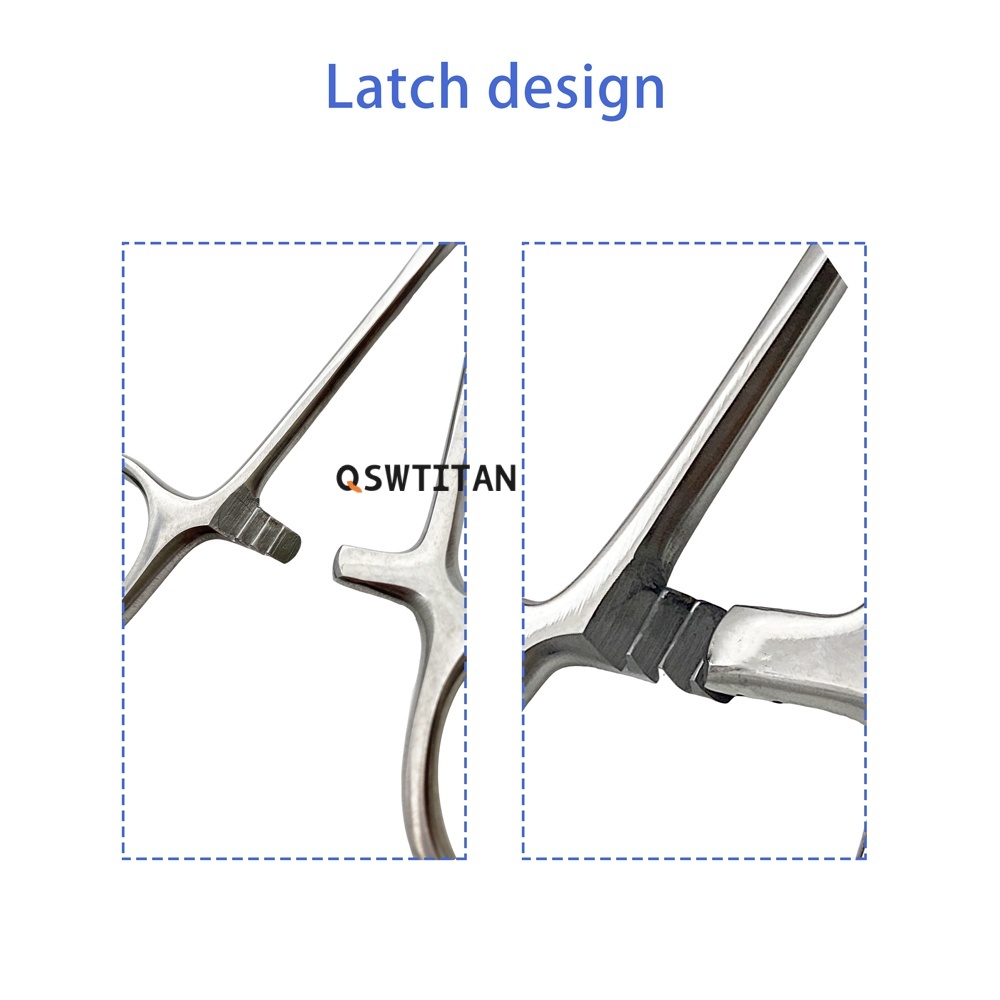 Dental Tweezers Cloth Towel Clamp Forceps 9/11/14/16cm Pointed Pliers Stainless Steel Micro Instruments