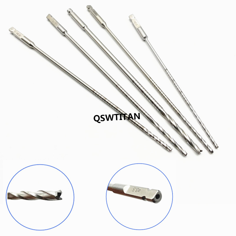 1pcs Stainless Steel AO Cannulated Drill Bits Hollow Drill Bits Autoclavable Orthopedic Instrument