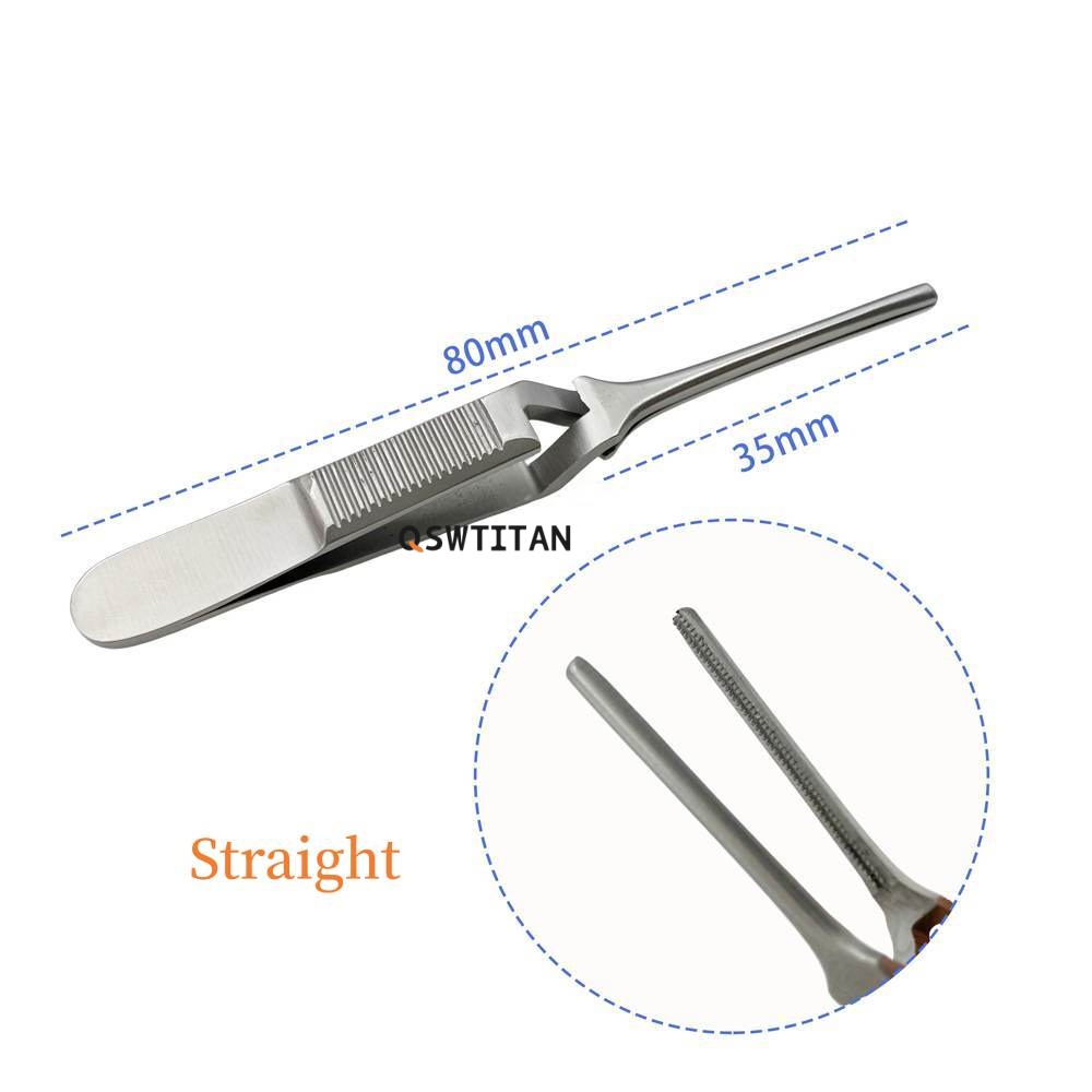 Micro Vascular Clamps Cross Action Cardiovascular Surgery Instruments Vessel Hemostasis Device Straight Curved