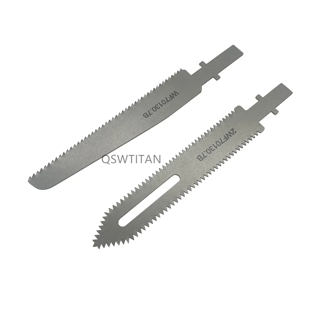 Orthopedic Surgical Instrument Blade Close-up