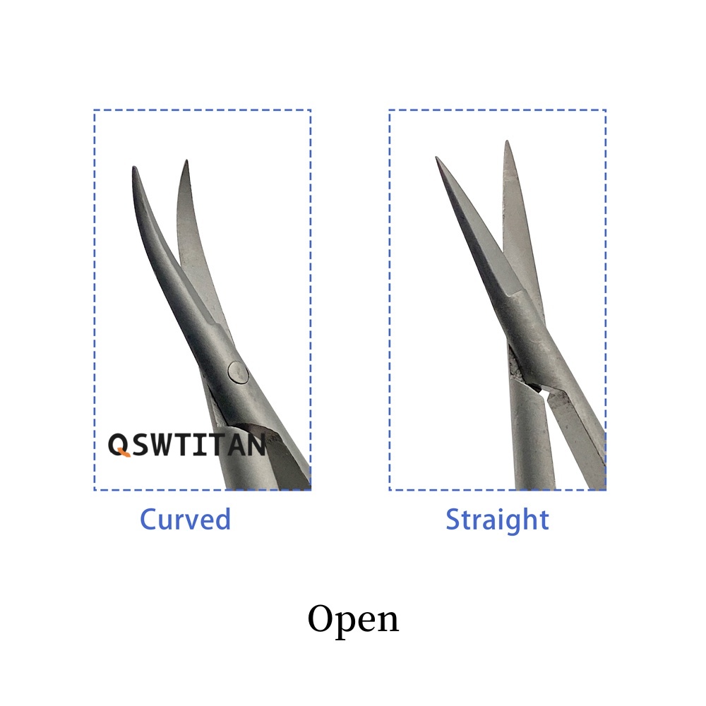 Ophthalmic Castroviejo Micro Cornea Scissors Ophthalmic Scissors Instrument Stainless Steel