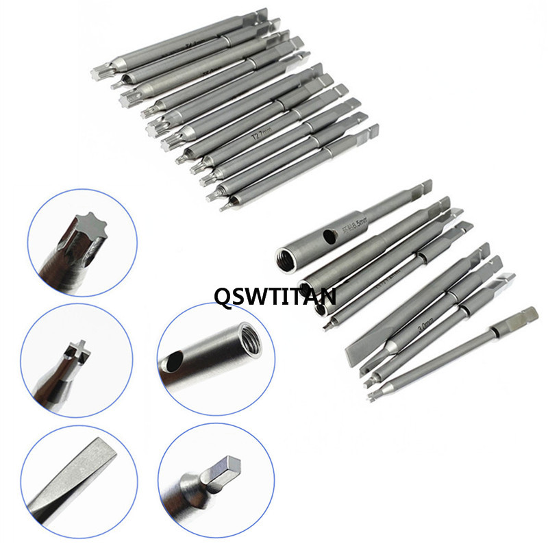 Bone Screw Extractor Quick Coupling Handle Hex Star Drill Handle Hollow Mill for Removal Orthopedics Surgical Instrument