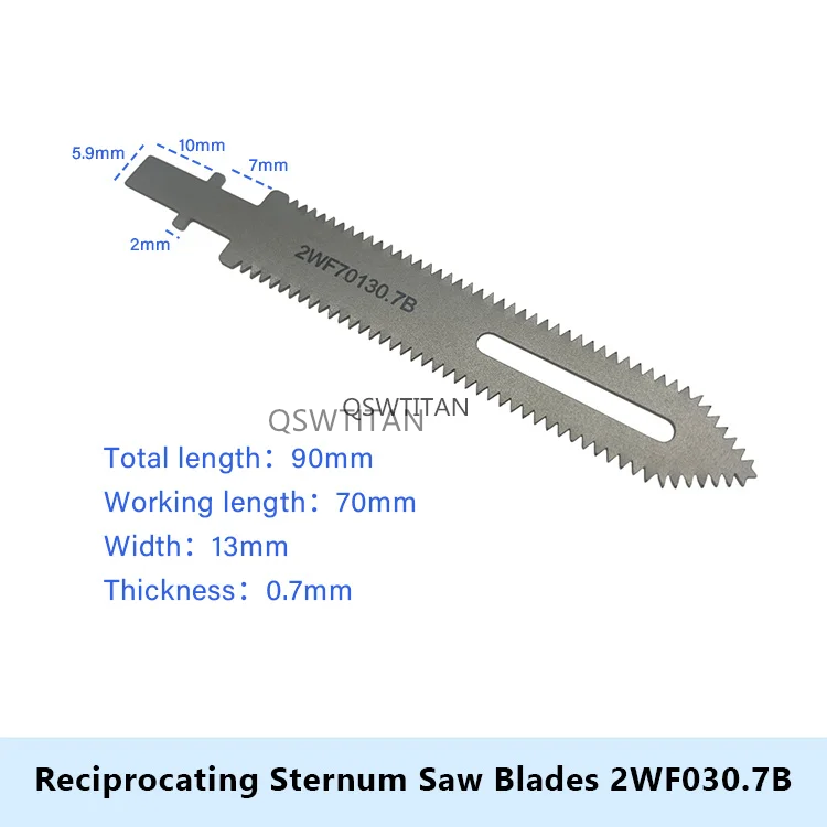 Reciprocating Sternum Saw Blade 2WF030.7B