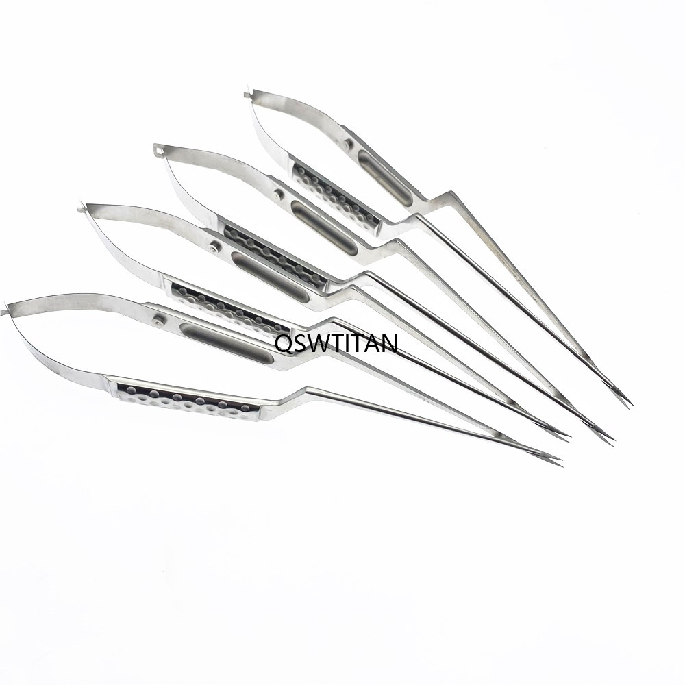 Stainless Steel Micro Scissors Neuro Micro Scissors Straight/curved Micro Neurosurgery Surgery Scissors