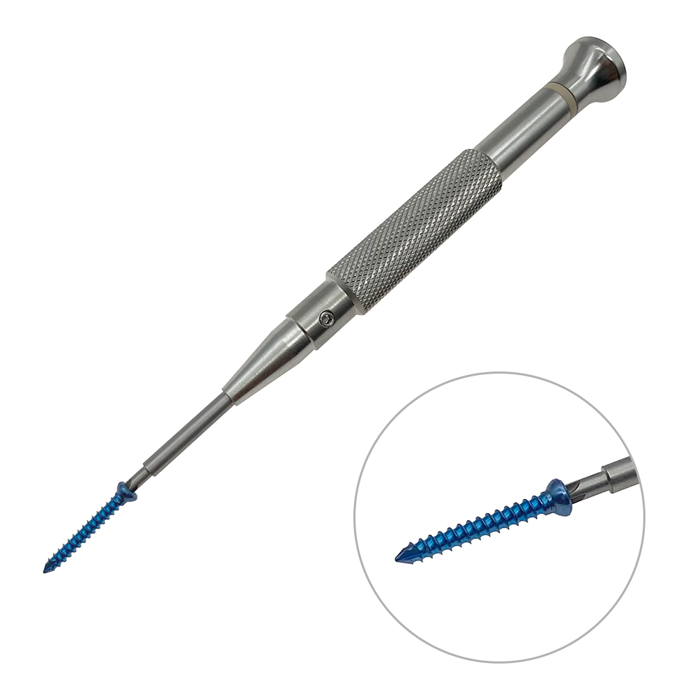 Stainless Steel Cross Type Screw Driver  ALPS Titanium Alloy Skin Nail 1.1mm Screw Cross Screwdriver Orthopedic Instrument