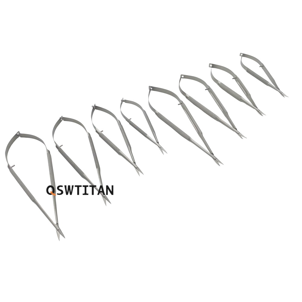 Ophthalmic Castroviejo Micro Cornea Scissors Ophthalmic Scissors Instrument Stainless Steel