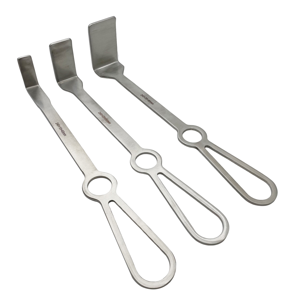 Veterinary Flat Hook Bone Retractors Stainless Steel Orthopedic Retractor Pet Orthopedic Surgical Instruments 3Pcs/Set