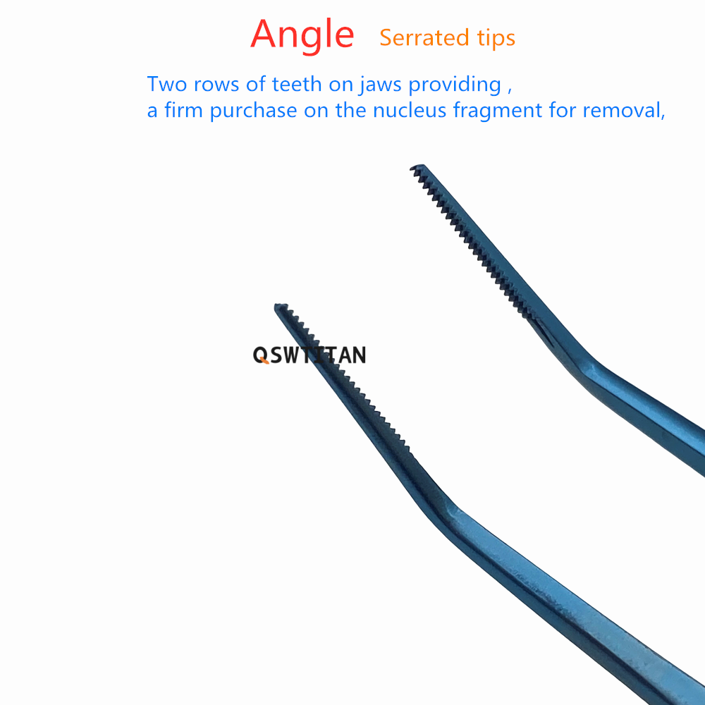 Ophthalmic Kansas Nucleus Fragment for Removal Titanium Eye Microsurgery Instrument Straight/Angle