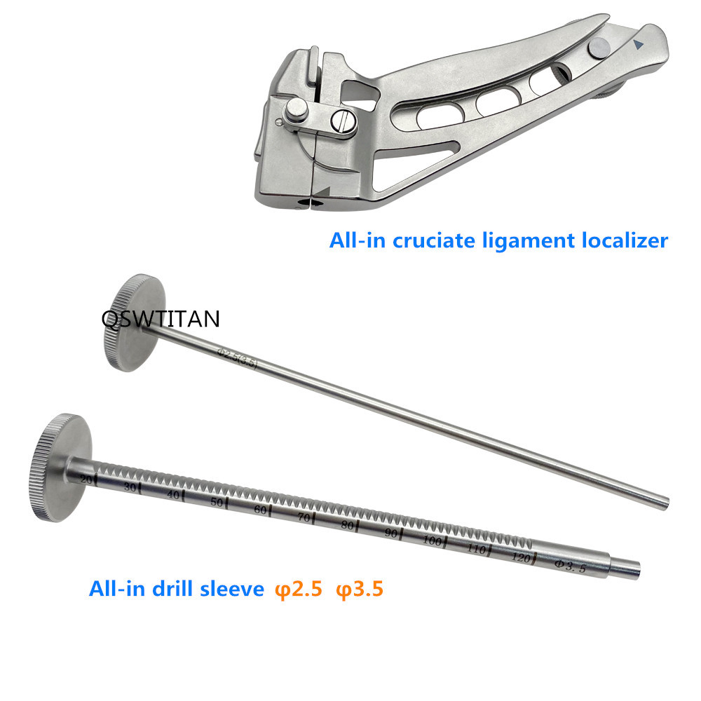 Orthopedic Sports Medicine ACL+PCL Orthopedic Instruments All-in Cruciate Ligament Reconstruction Instrument Set