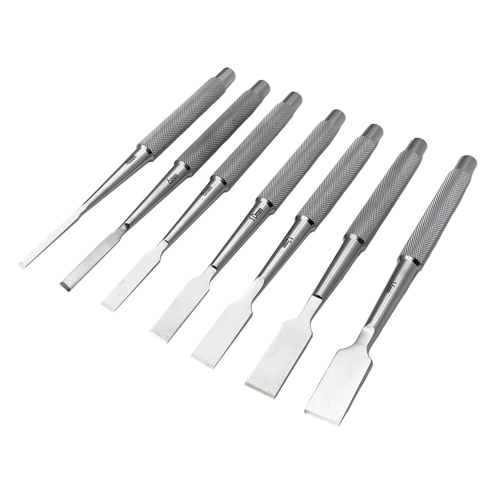 Bone Osteotomes 3mm-16mm Autoclavable Veterinary Orthopedic Small Pet Instruments Reuseable