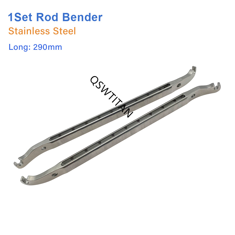 Rod Bender Left  Right Spinal Instrument Stainless Steel Orthopedic Surgical Instruments 1set