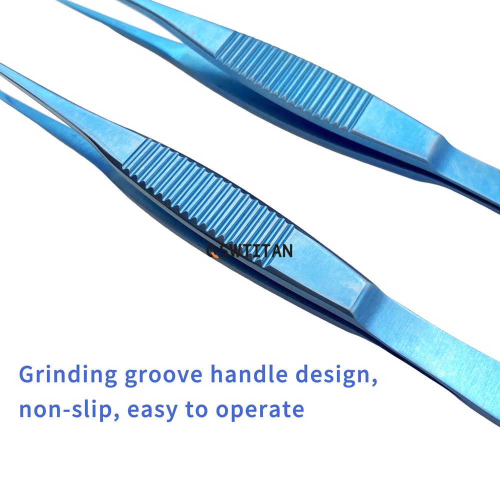 Ophthalmic Conjunctiva Tweezers Tooth Forceps Eye Surgical Tool Ophthalmic Instrument Titanium