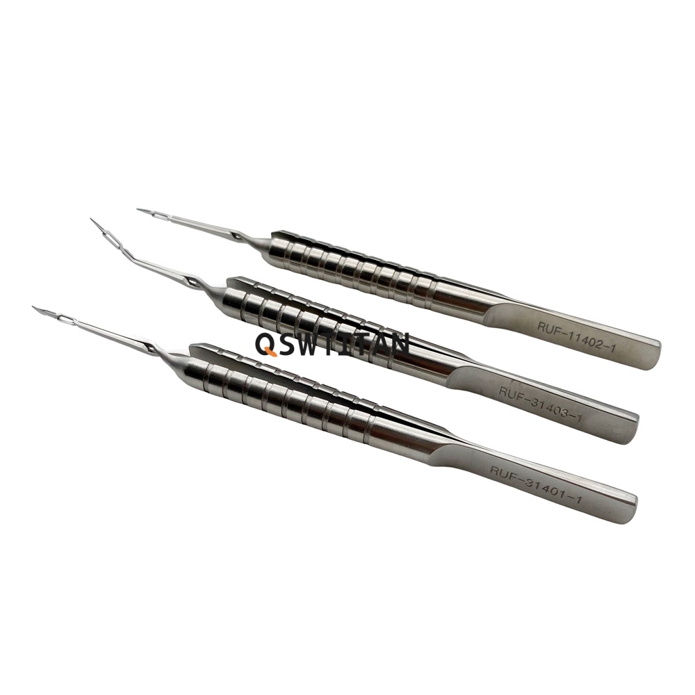 Titanium Stainless Steel Ophthalmic Surgical Instruments Akahoshi Phaco Prechopper Straight/Angled Microsurgery Instruments