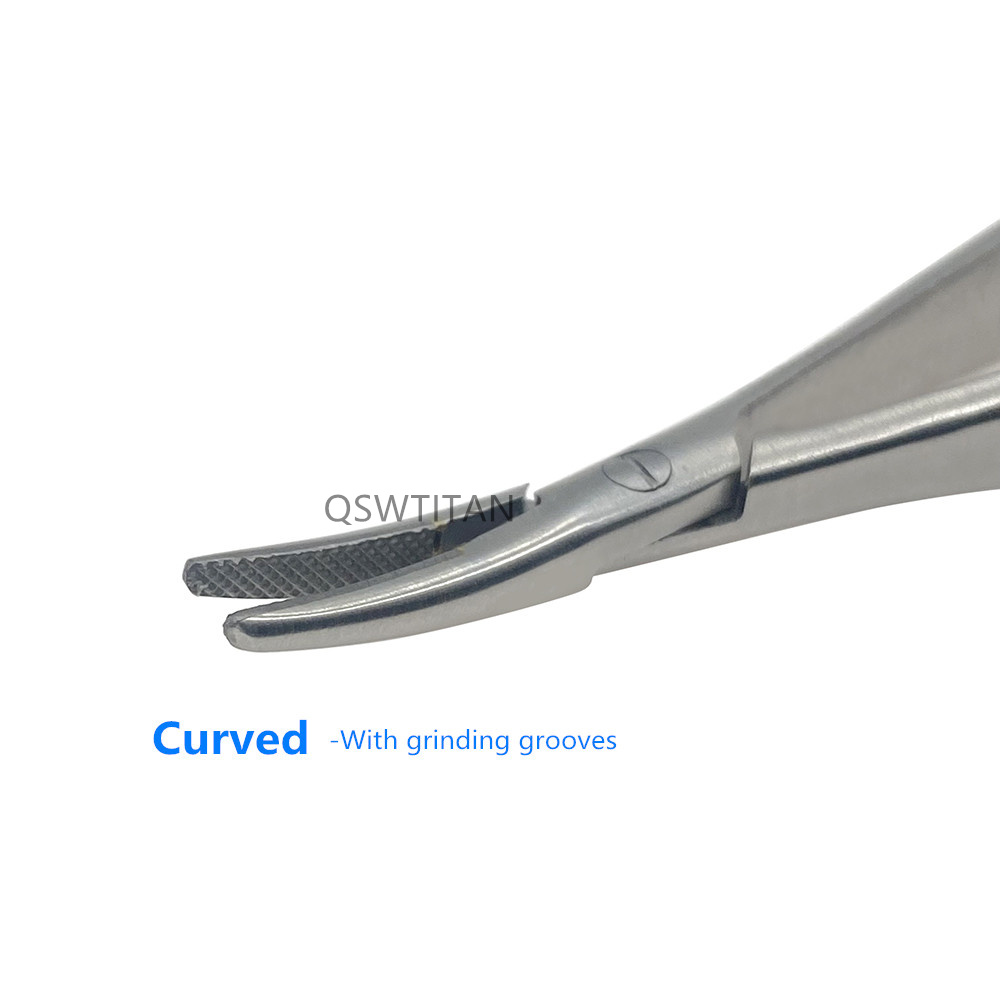 Stainless Steel Needle Holder 11.5-18cm Heavy Serrated Jaw Ophthalmic Surgical Instruments