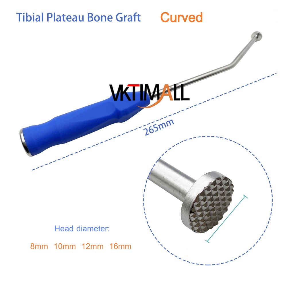 Orthopedic Tibial Plateau Bone Graft Forcep Silicone Handle Top Rod Bar 8mm-16mm Orthopedic Instrument
