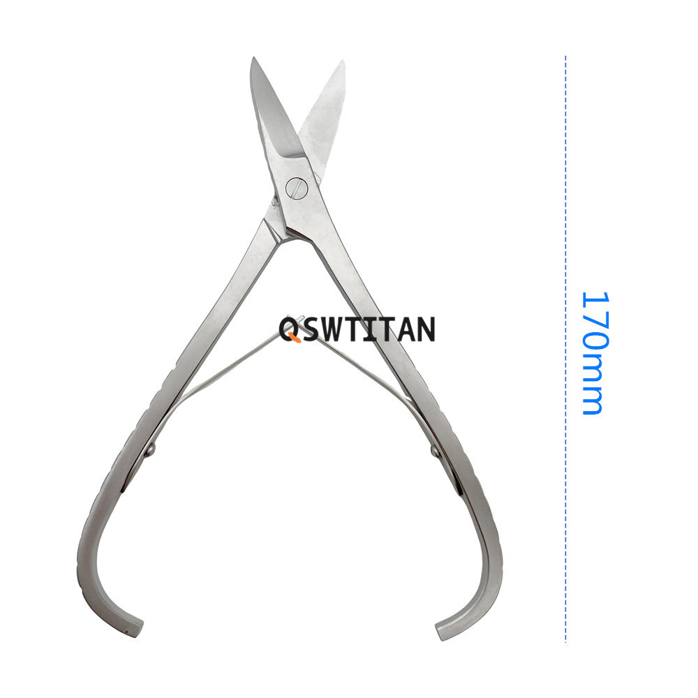 170mm Titanium Mesh Scissors Autoclaveable Steel Wire Cutter Titanium Cage Shear Cutter Orthopedic Instruments