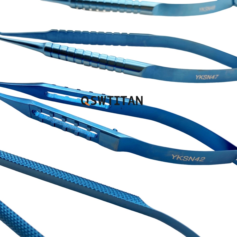 1pc Titanium Inamura Capsulorhexis Forceps Ophthalmic Forceps Ophthalmic Instrument Microscopy Tearing Tweezers