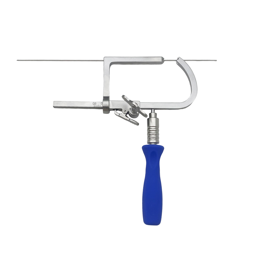 VKTIMALL Stainless Steel Patellar Guide Ligament Aimer Guide C Type Drill Guide Veterinary Orthopedic Instrument