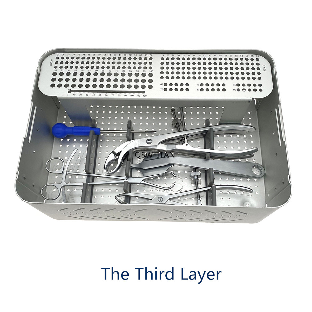 A0 Lower Limb Locking Plate Instrument Kit Orthopedic Fracture Instrument Orthopedic Surgical Instruments